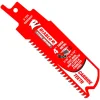 Freud Diablo 4" Steel Demon Carbide Recip Blades for Thick Metal (3/16" - 9/16") Cutting (3-Pack) DS0408CF3
