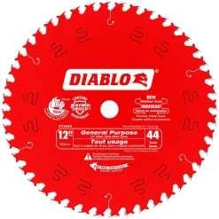 Freud Diablo 12" 44-Tooth Wood General Purpose Circular Saw Blade D1244X