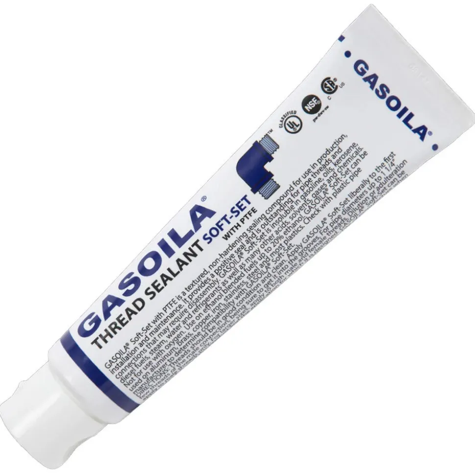 Gasoila Soft-Set Thread Sealant with PTFE 1/2 pt. Brush