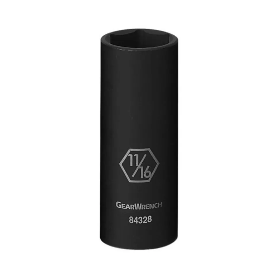 Gearwrench 3/8" Drive 6 Point Deep Impact SAE Socket 3/4" 84329N