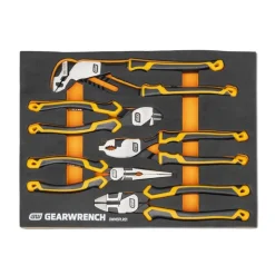 Gearwrench MEGAMOD Mobile Rolling Tool Case w/ Modular Master Mechanics Tool Sets GWMP100 & GWMSPLR01 & GWMSBBS02 & 86528 & 86529