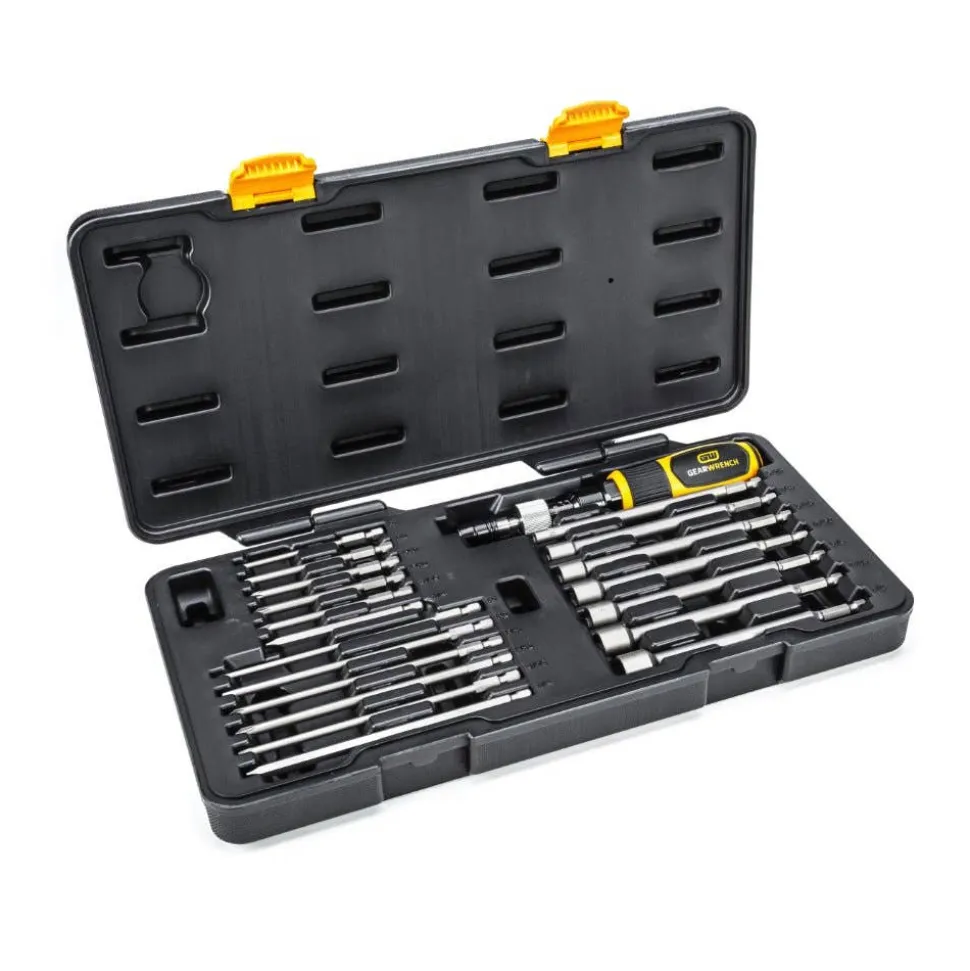 Gear Wrench 20 Pc. 1/4" Drive Torque Screwdriver Set 10-50 in/lbs 89620