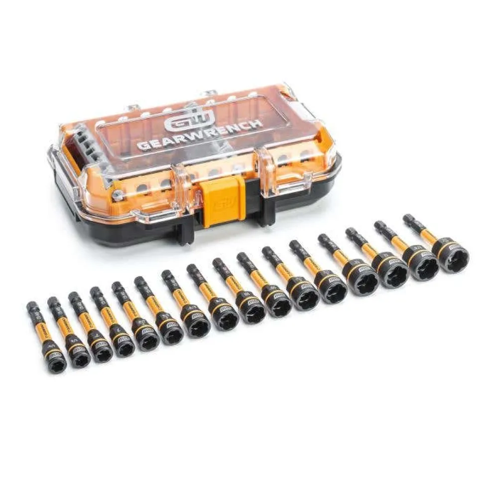 Gearwrench 16 Piece Bolt Biter Nut Extractor & Driver Set 86171