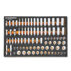 Gearwrench 85 Piece 3/8" Drive Master SAE Socket Set w/ Foam Storage Tray GWMSSKT38SAE