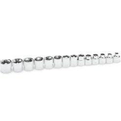 Gearwrench 14 Piece 3/8" Drive 6 Point Stubby Socket Set Metric 81396