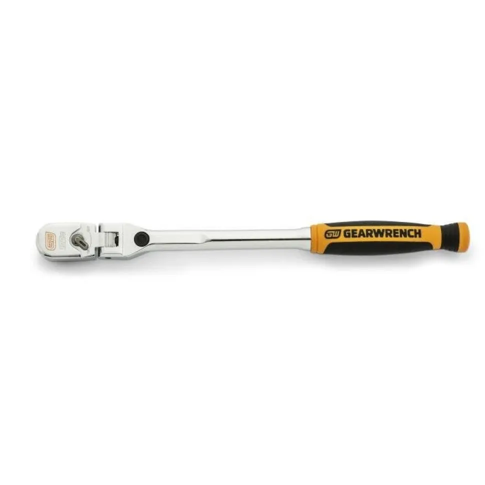 Gearwrench 2 Piece 1/4" & 3/8" Drive 120XP Dual Material Handle Locking Flex Head Ratchet Set 81381