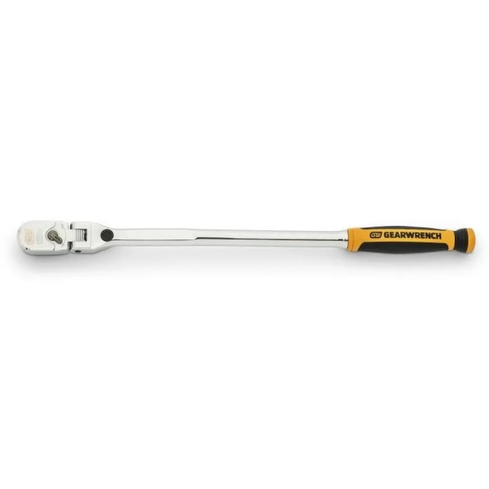Gearwrench 2 Piece 1/4" & 3/8" Drive 120XP Dual Material Handle Locking Flex Head Ratchet Set 81381