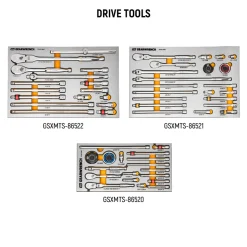 Gearwrench 873 Piece MEGAMOD Mechanics Tool Set w/ Premium Modular Foam Trays & Tool Storage MEGAMOD873