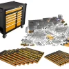 Gearwrench 614 Piece MEGAMOD Mechanics Hand Tool Set w/ Modular Foam Trays & Mobile Work Station MEGAMODMRO