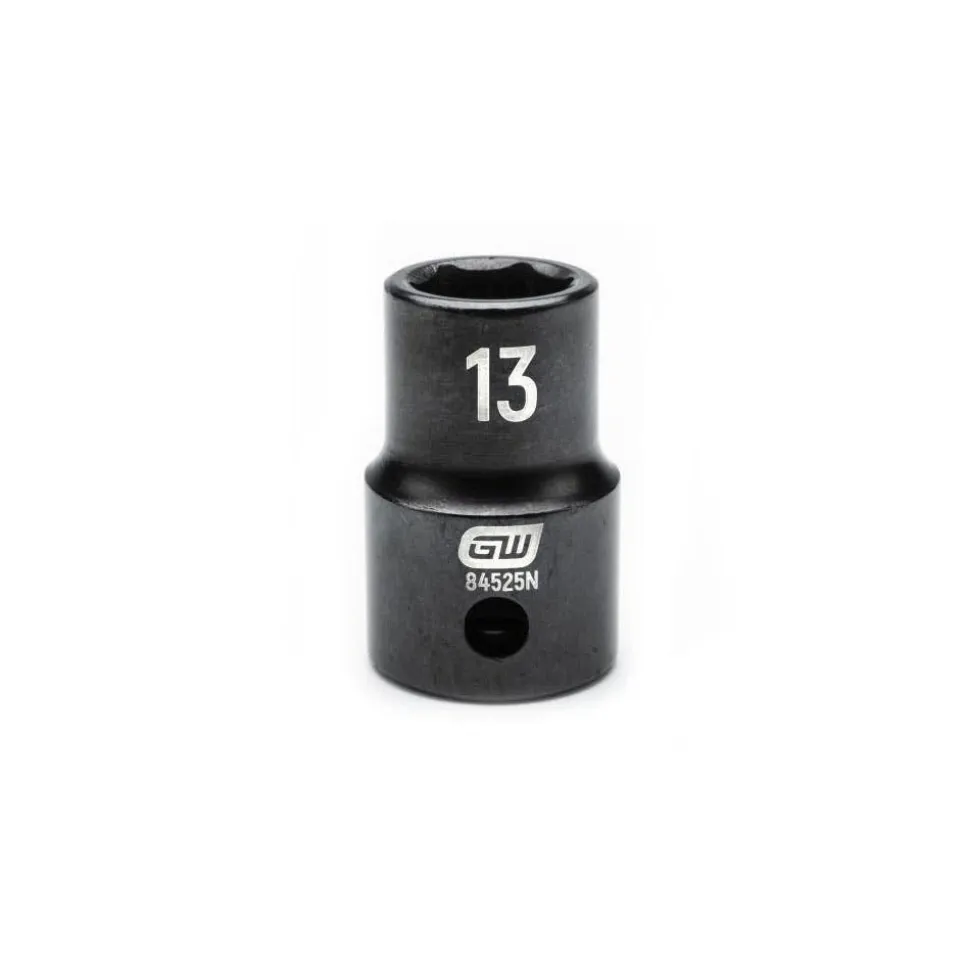 Gearwrench Tools 1/2" Drive 6 Point Standard Impact Metric Socket 13mm 84525N