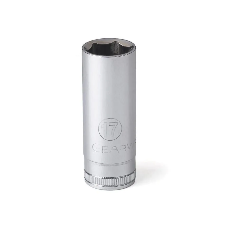 Gearwrench Tools 3/8" Drive 6 Point Deep Metric Socket 17mm 80399