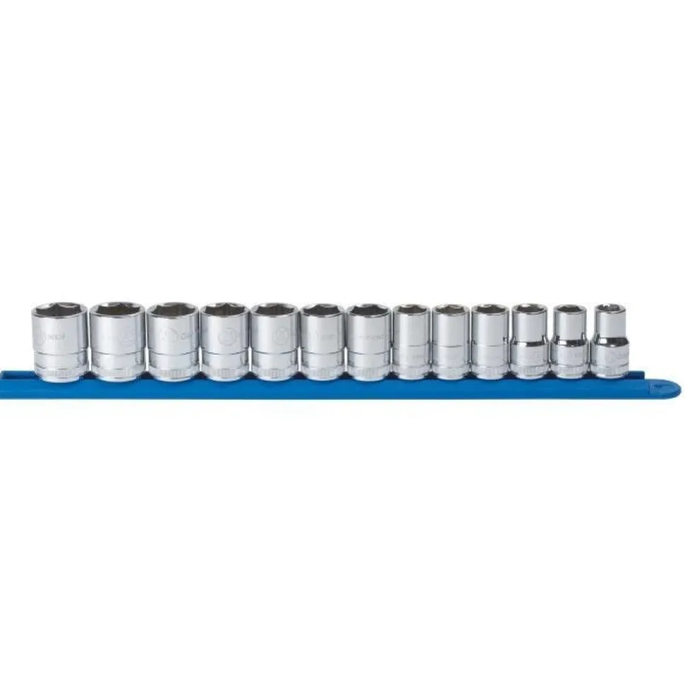 Gearwrench Tools 13‑Pc. 1/2" Drive 6‑Point Standard Metric Socket Set 80702