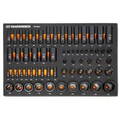 Gearwrench Tools 247 Piece MEGAMOD Mechanics Tool Set in Modular Foam Trays with Storage Unit MEGAMOD247
