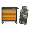 Gearwrench Tools 358 Piece MEGAMOD Metric Mechanics Tool Set in Modular Foam Trays with Rolling Cabinet MEGAMOD358