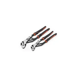 Gearwrench Tools Z2 Auto-Bite Tongue and Groove Plier Set with Dual Material Handle (2-Piece) RTABCGSET2