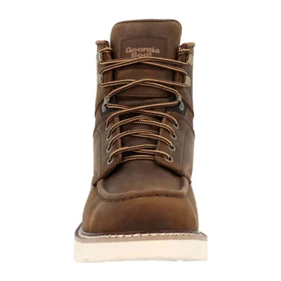 Georgia Boots Core 37 Wedge Steel Toe Work Boot - Brown