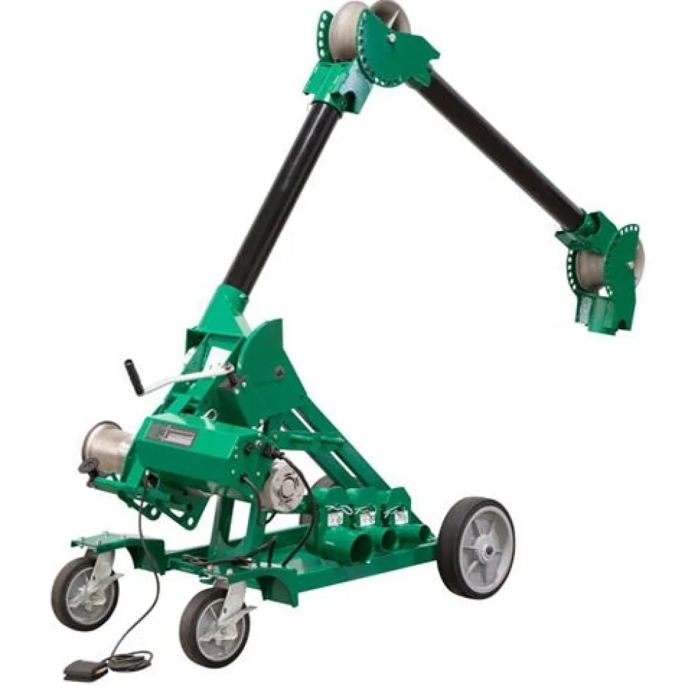 Greenlee G10 Tugger 10,000 lbs Cable Puller w/ Mobile VersiBoom G10-MVB