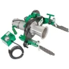 Greenlee 6500 lb. Super Tugger Cable Puller Power Unit Force Gauge and Vise Chains 6001