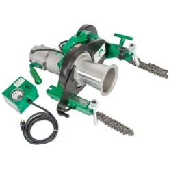 Greenlee 6500 lb. Super Tugger Cable Puller Power Unit Force Gauge and Vise Chains 6001