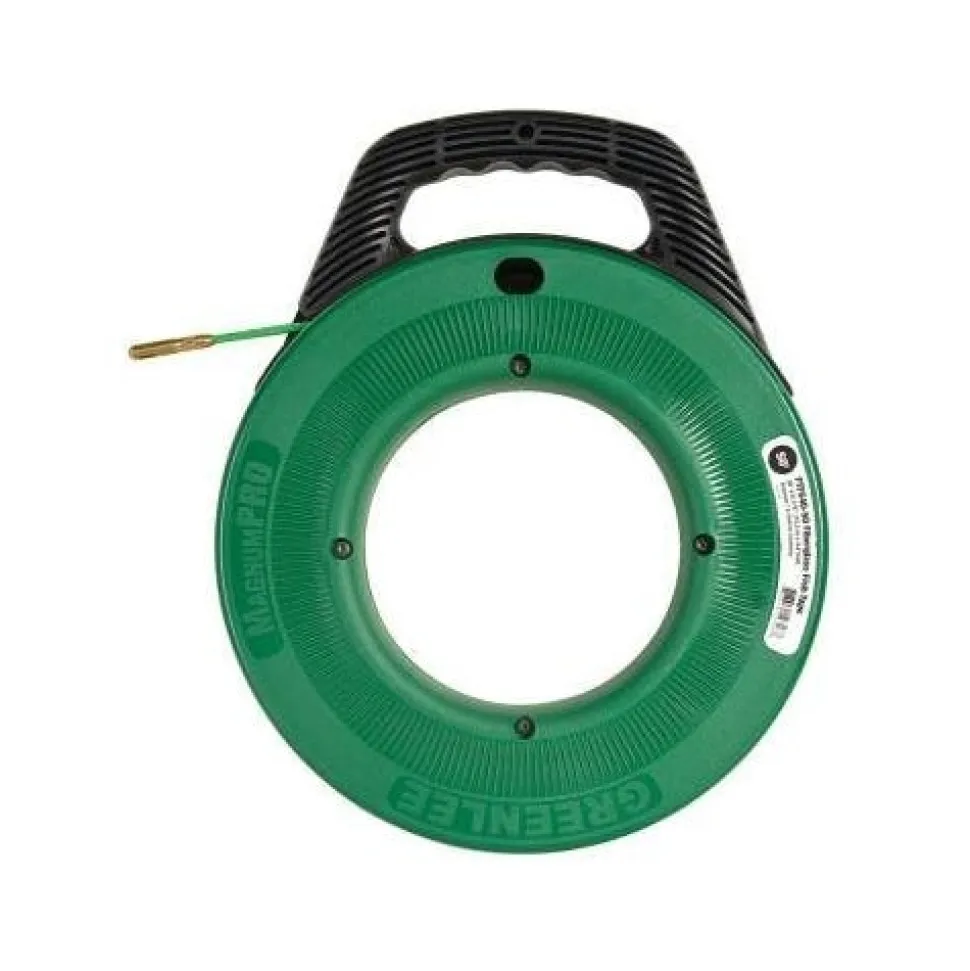 Greenlee MagnumPRO Fiberglass Fish Tapes 200' x 3/16 IN REEL STAND 542-200