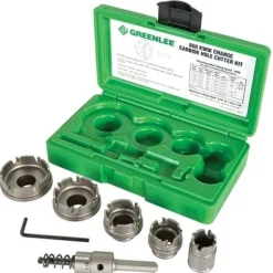 Greenlee Quick Change Stainless Steel Hole Cutter Kit 660