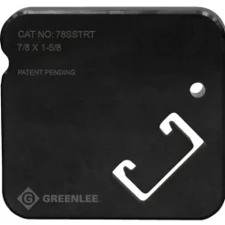 Greenlee 7/8" Single Strut Dies 78SSTRT