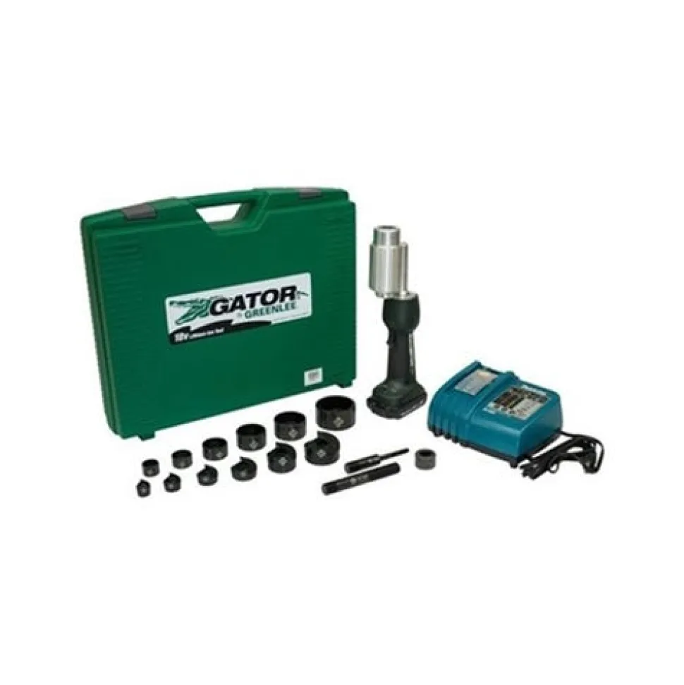 Greenlee 18V Gator 7 Ton Knockout Tool Kit SlugBuster 1/2" - 2" LS50L11B