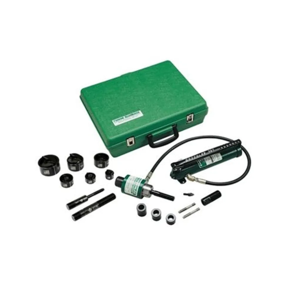 Greenlee 1/2" x 2" Hydraulic Driver Punch Kit 7306SB