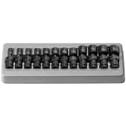 Grey Pneumatic 1/2" Drive Standard Length Impact Set (Metric) 1326M