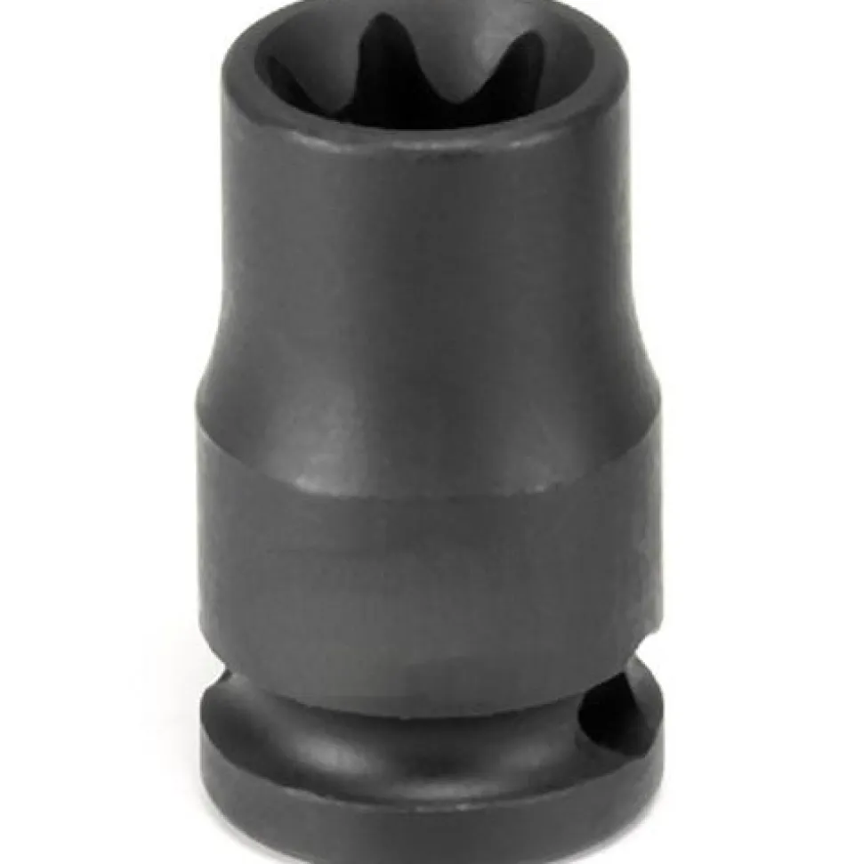 Grey Pneumatic 3/8" Drive x E12 Star Standard Impact Socket 1112ET