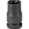 Grey Pneumatic 3/8" Drive x E8 Star Standard Impact Socket 1108ET