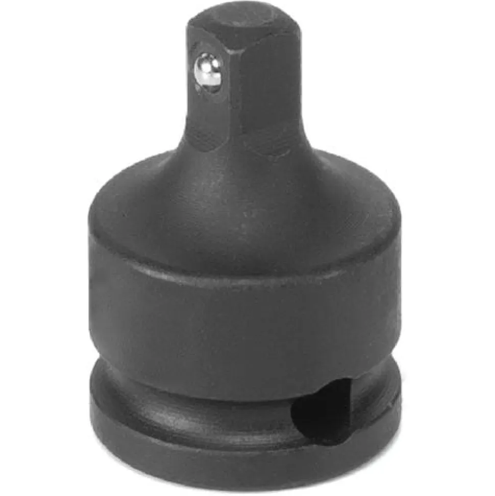 Grey Pneumatic 3/8" Drive x 1/4" Friction Ball Adapter 1128A