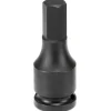 Grey Pneumatic 1/4" Drive x 6mm Hex Standard Length Impact Socket (Metric) 9906M