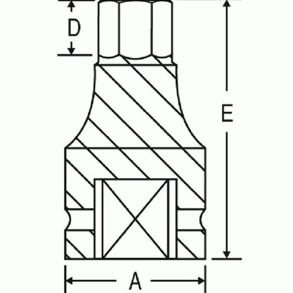 Grey Pneumatic 3/4" Drive x 14mm Standard Length 3914M