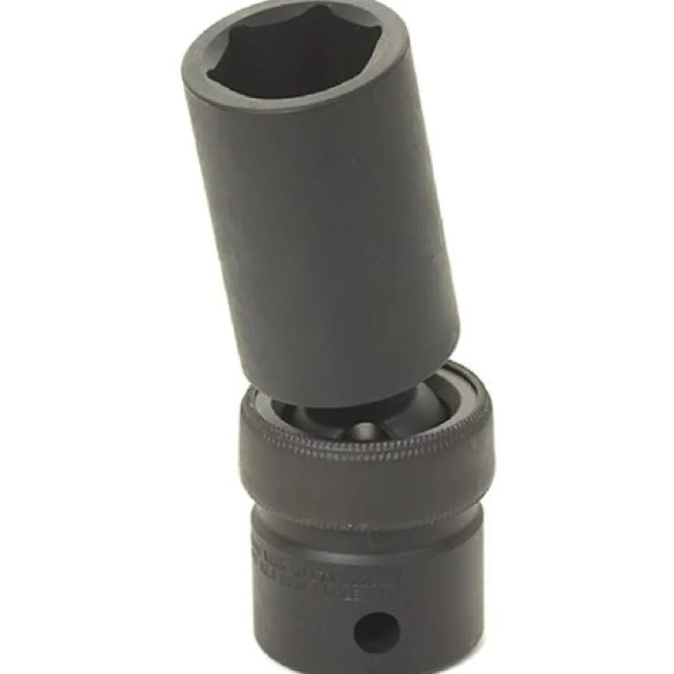 Grey Pneumatic 1/2" Drive x 1-1/8" Standard Universal Impact Socket 2036U