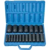 Grey Pneumatic 19 Piece 1/2" Drive Deep Length Impact Set (SAE) 1319D