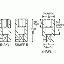 Grey Pneumatic 11 Piece 1" Drive 6-Point Deep Length Impact Socket Set (Metric) 9011MD