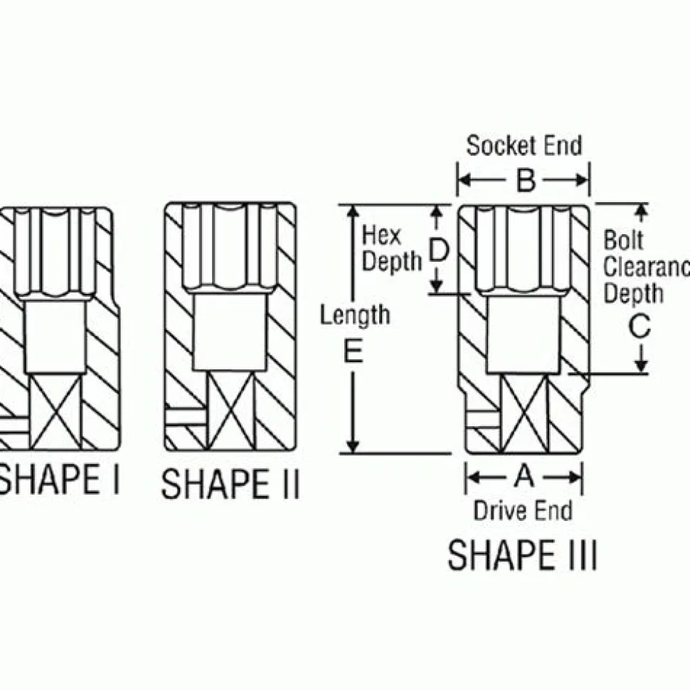 Grey Pneumatic 11 Piece 1" Drive 6-Point Deep Length Impact Socket Set (Metric) 9011MD