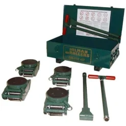 Hilman Rollers 30 Ton FT Deluxe Riggers Kit 4 Pad Swivels KRS-30-SLP