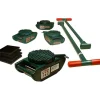 Hilman Rollers 30 Ton FT Riggers Kit 4 Pad Swivels RS-30-SLP