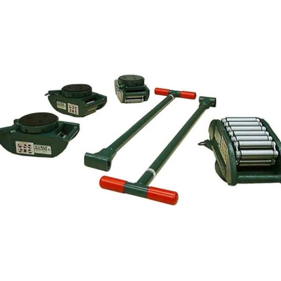 Hilman Rollers 15 Ton FT Riggers Kit 4 Pad Swivels RS-15-SLP