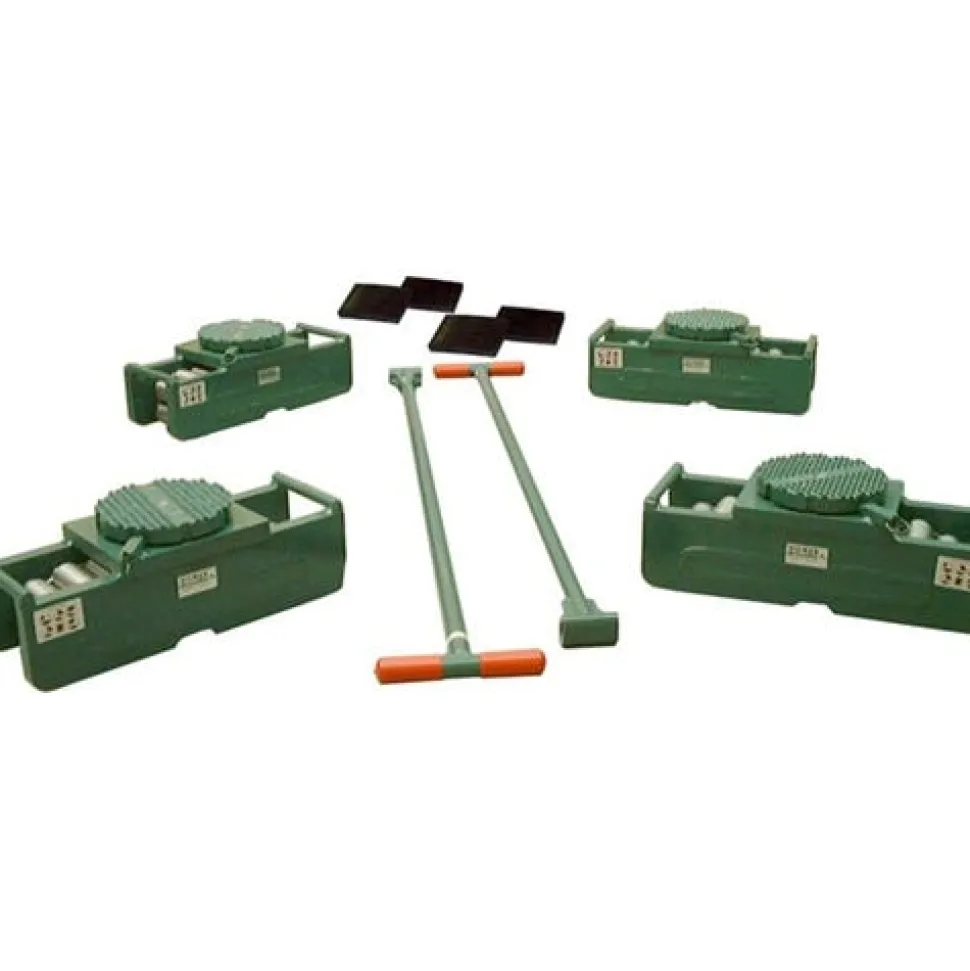 Hilman Rollers 200 Ton FT Riggers Kit 4 Diamond Swivels RS-200-SLD