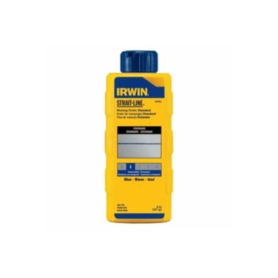 Irwin Strait-Line Standard Marking Chalk; 8 oz; Blue 64901