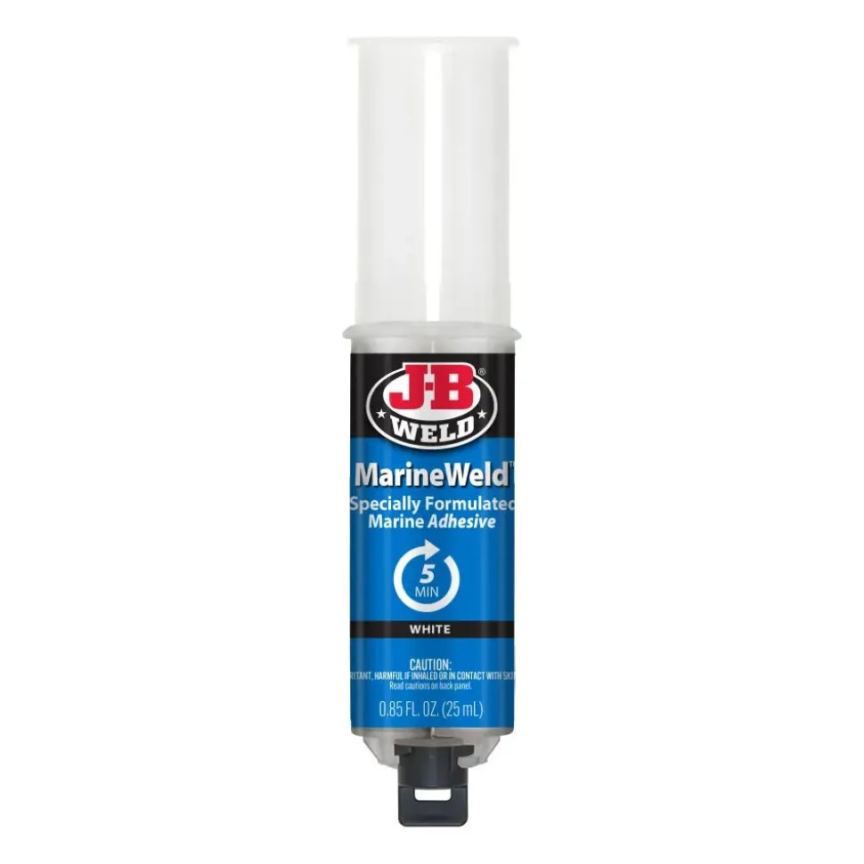 J-B Weld MarineWeld Syringe Cold Weld Epoxy (Repair Metal, Fiberglass, Plastic) 50172