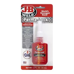 J-B Weld Perma-Lock Red Thread-Locker, High Permanent 50 mL 27150