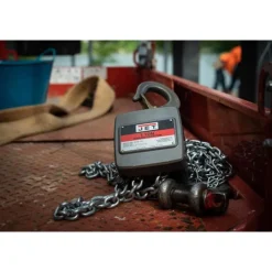 Jet AL100-200-10 2 Ton Aluminum Hand Chain Hoist with 10' of Lift 133210