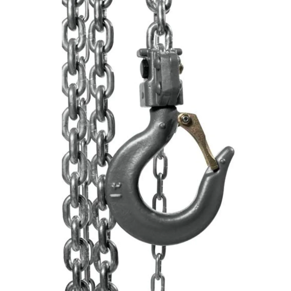 Jet AL100-200-15 2 Ton Aluminum Hand Chain Hoist with 15' of Lift 133215