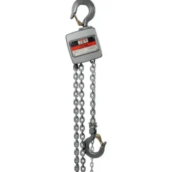 Jet AL100-050-10 1/2 Ton Aluminum Hand Chain Hoist with 10' of lift 133051