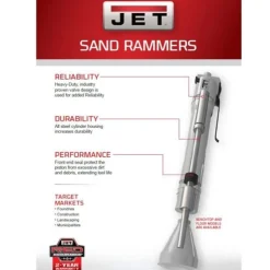 JET JCT-1600 Benchtop Sand Rammer 550600
