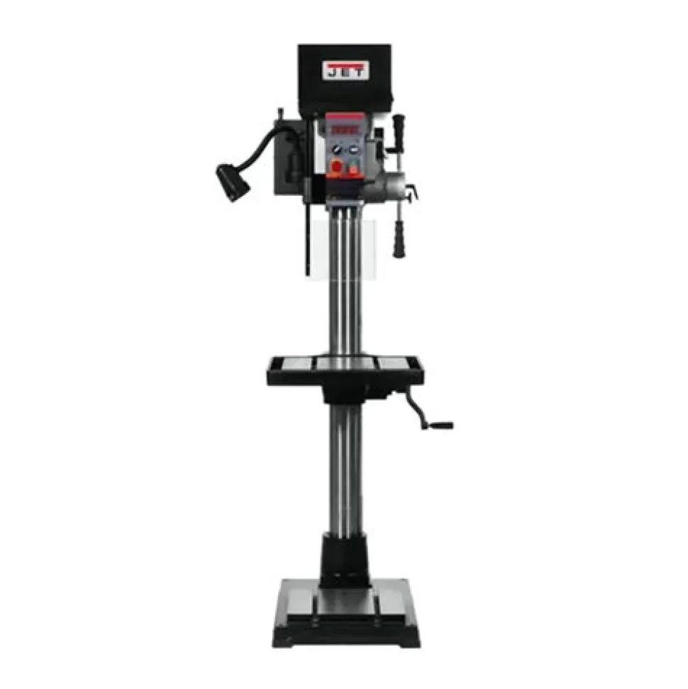 Jet JDPE-20EVS-PDF 1-1/4" Drilling Capacity Electronic Variable Speed Drill w/ Power Downfeed 354250